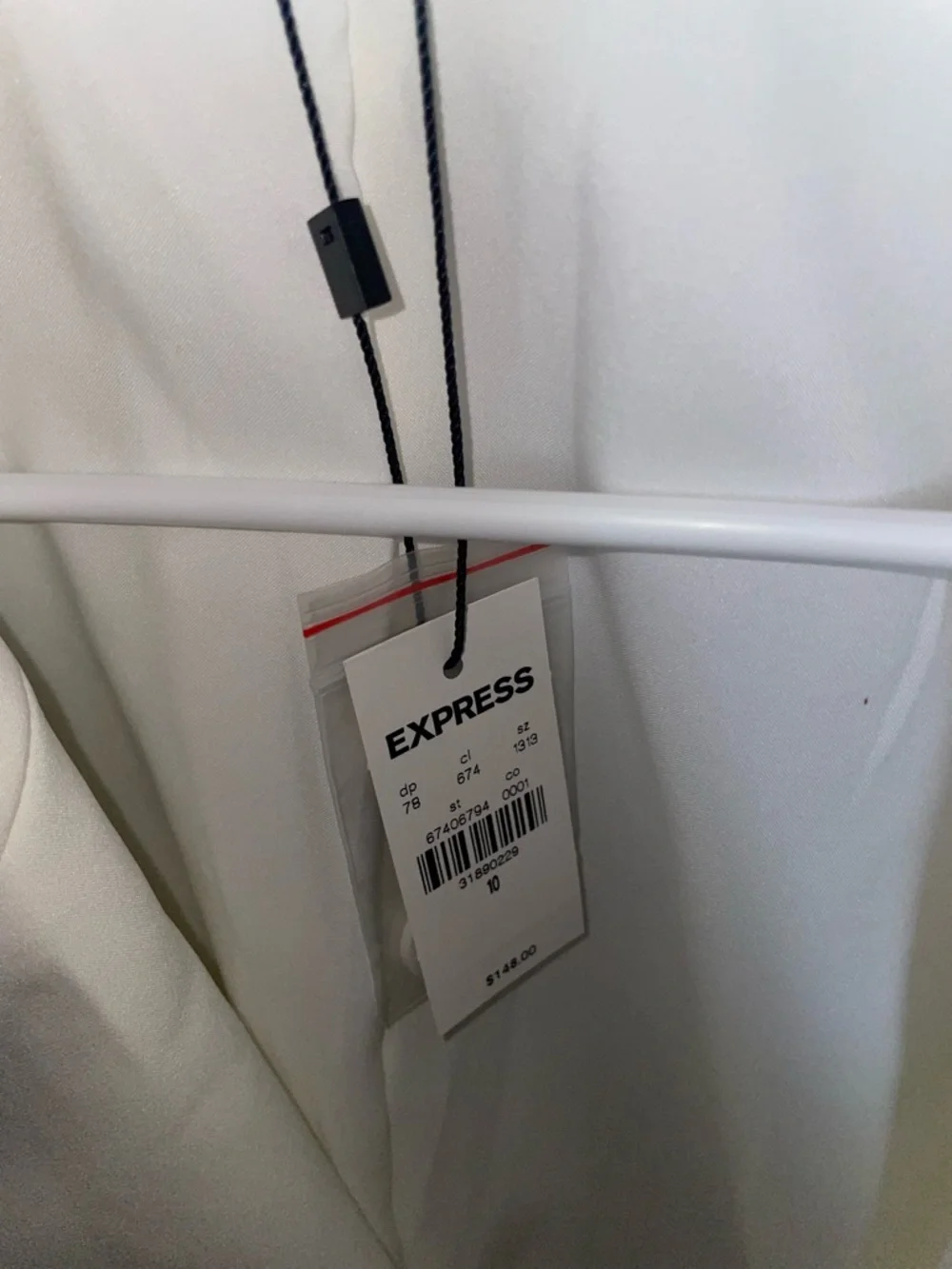 Express White Tailored Blazer - Picture 4 of 4